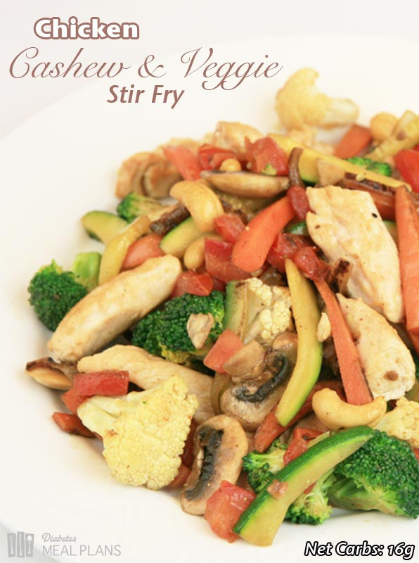 Diabetic Stir Fry Recipes
 Chicken Cashew Veggie Stir Fry