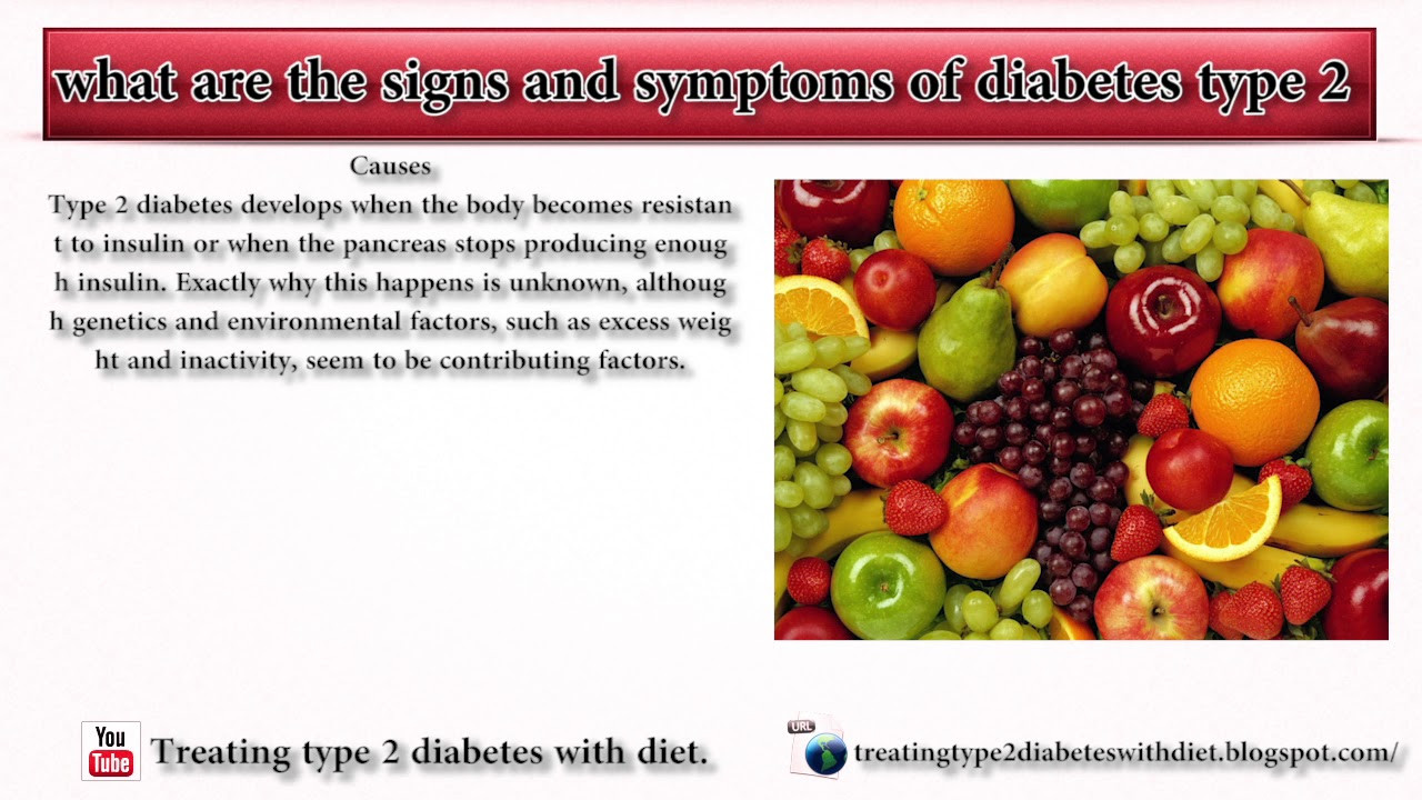 Diabetic Type 2 Recipes
 Best Diet and Healthy Recipes Video what are the signs