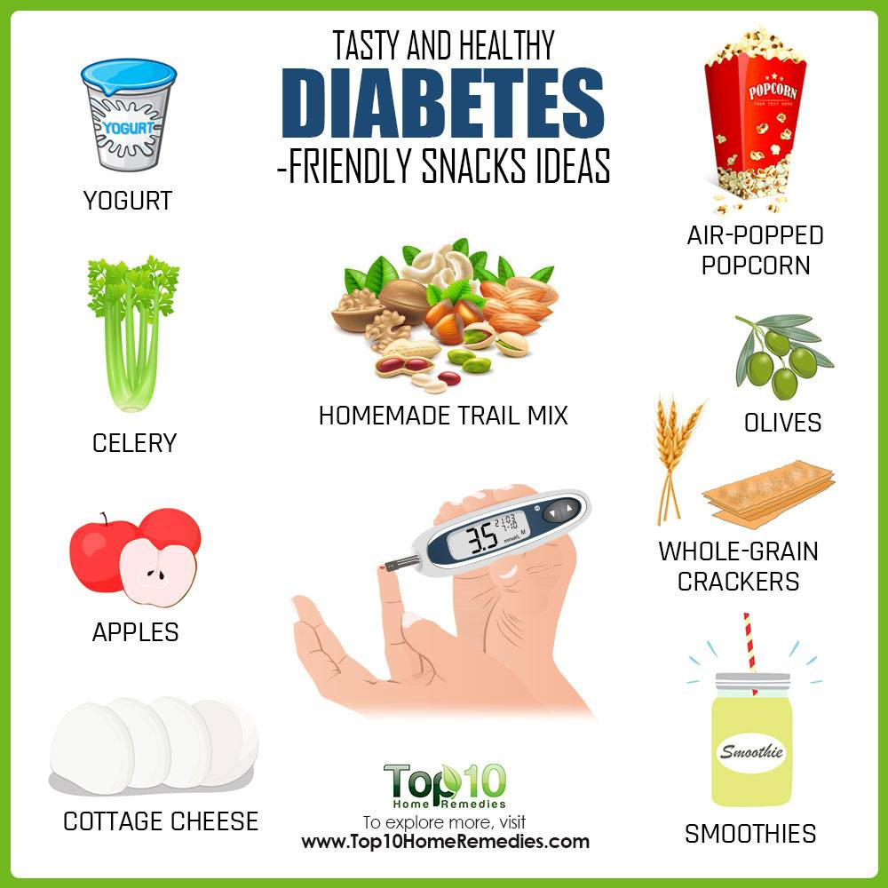 Diabetics Healthy Snacks
 10 Tasty and Healthy Diabetes Friendly Snack Ideas