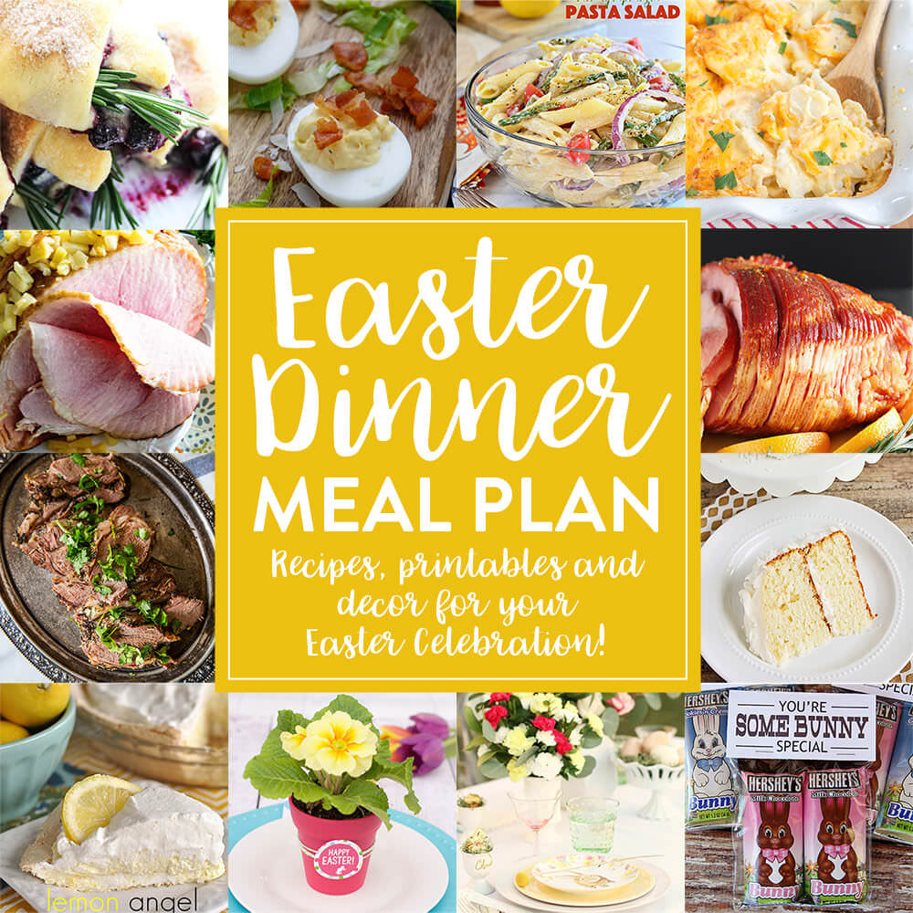 Dinner Ideas For Easter
 Easter Dinner Meal Plan Julie s Eats & Treats