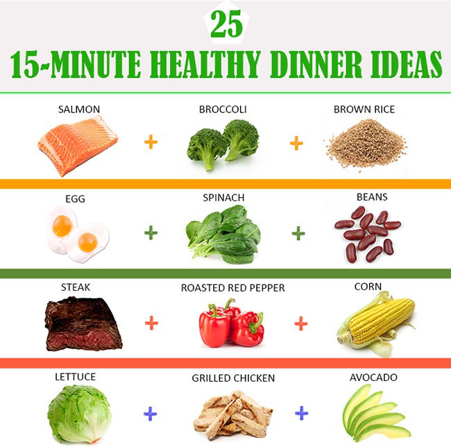 Dinner Ideas For Weight Loss
 25 Simple 15 Min Healthy Dinner Ideas For Weight Loss