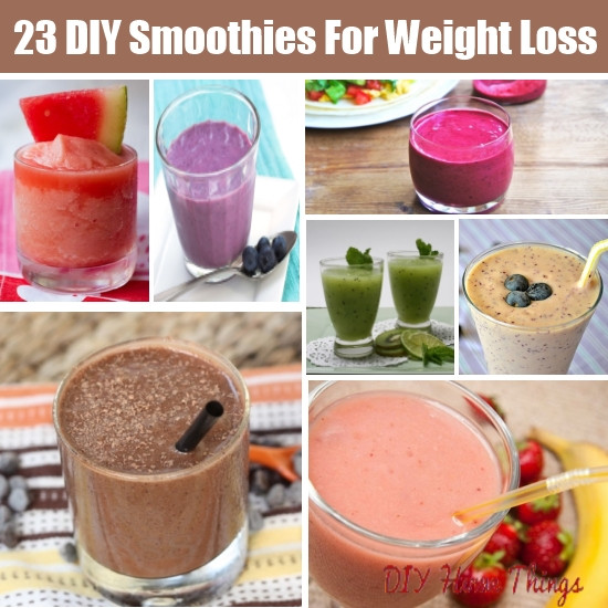 Diy Weight Loss Smoothies
 23 DIY Smoothies For Weight Loss