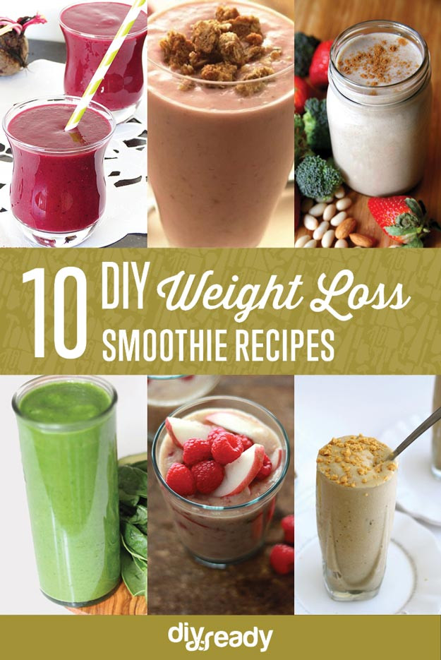 Diy Weight Loss Smoothies
 10 MUST HAVE Weight Loss Smoothies DIYReady