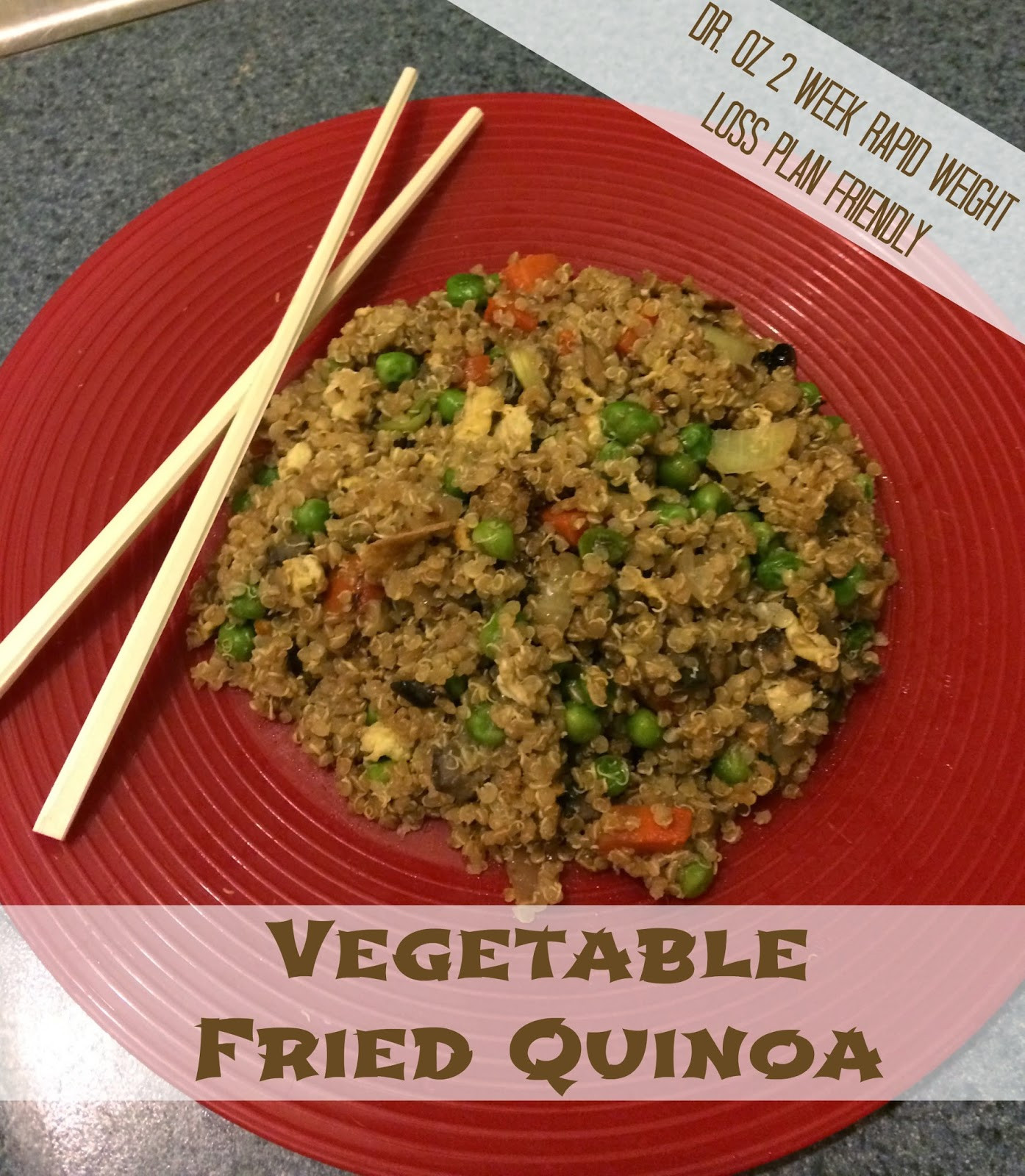 Dr Oz 2 Week Rapid Weight Loss Plan Recipes
 Ve able Fried Quinoa Dr Oz 2 Week Rapid Weight Loss