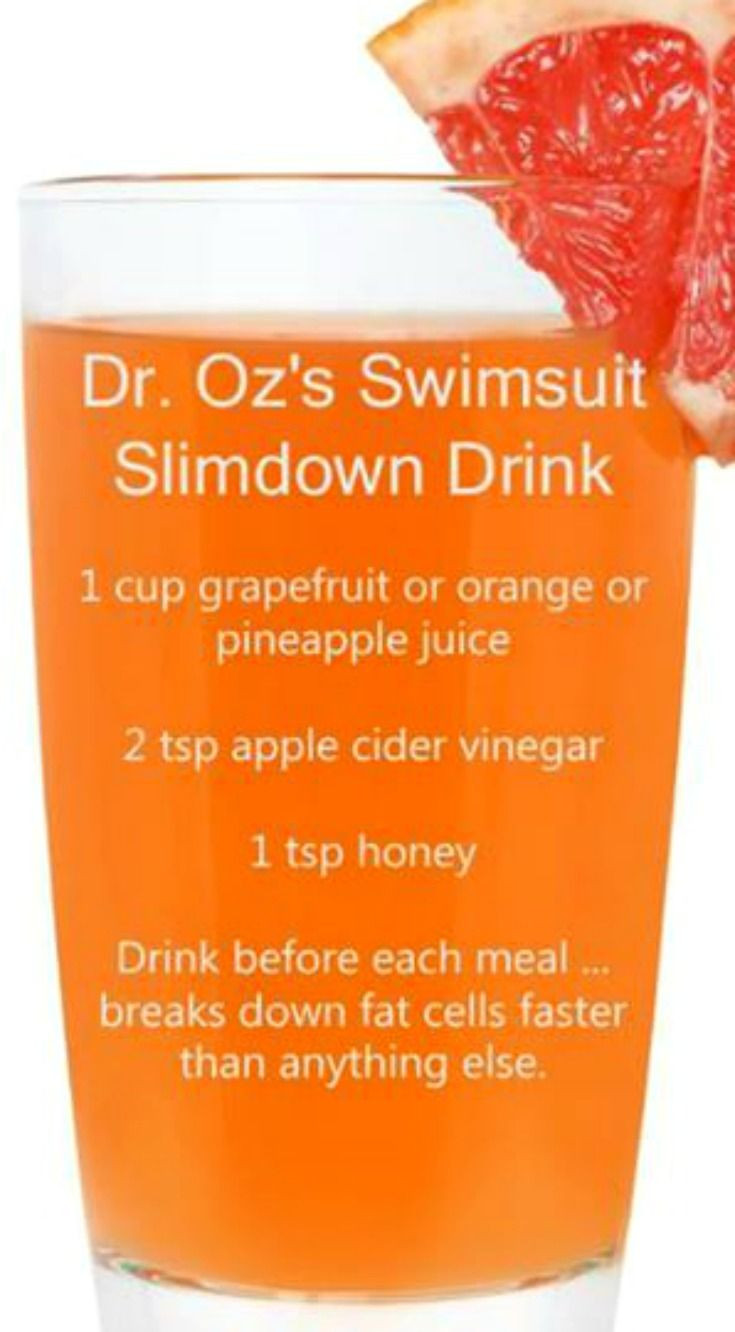 Dr Oz Recipes For Weight Loss
 Dr Oz s Swimsuit Slimdown Drink Recipe