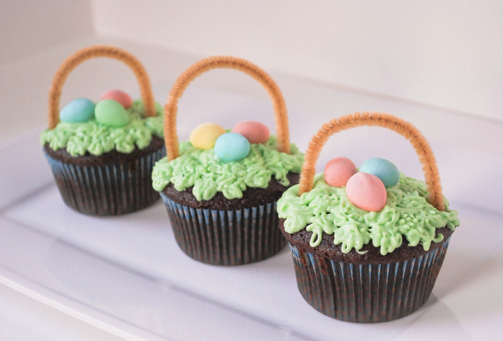 Easter Basket Cupcakes
 Easter Basket Cupcakes The Fig Tree