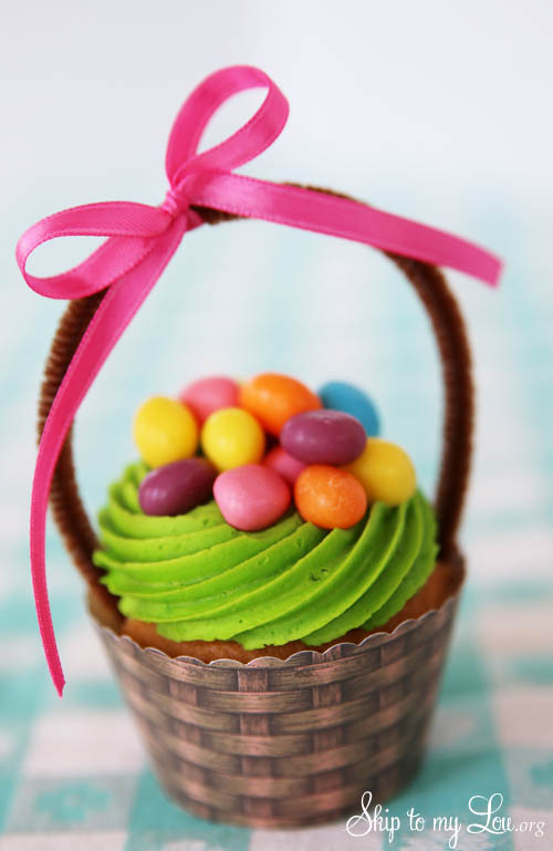 Easter Basket Cupcakes
 Easter Basket Cupcakes Cupcake Wrapper Printable Blog