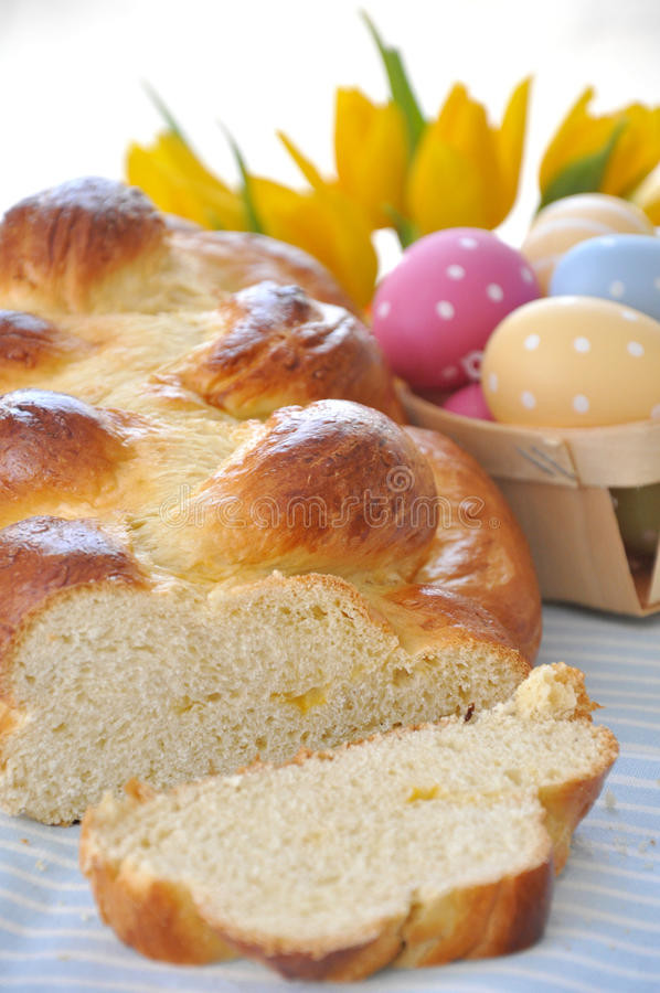 Easter Bread German
 Sweet German Easter Bread stock photo Image of decoration