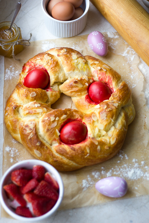 Easter Bread Greek
 Tsoureki Greek Easter Bread