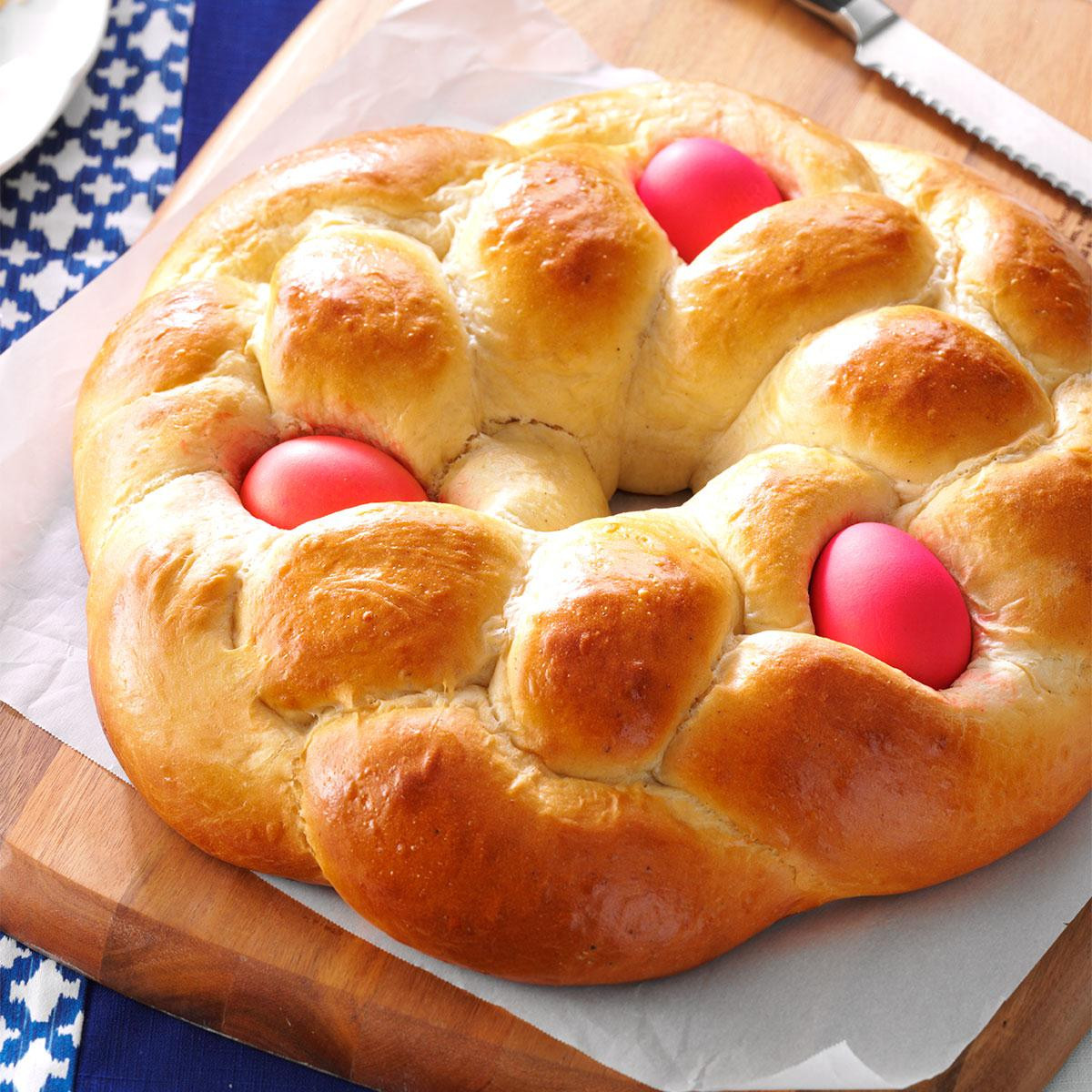 Easter Bread Recipe
 Easter Egg Bread Recipe