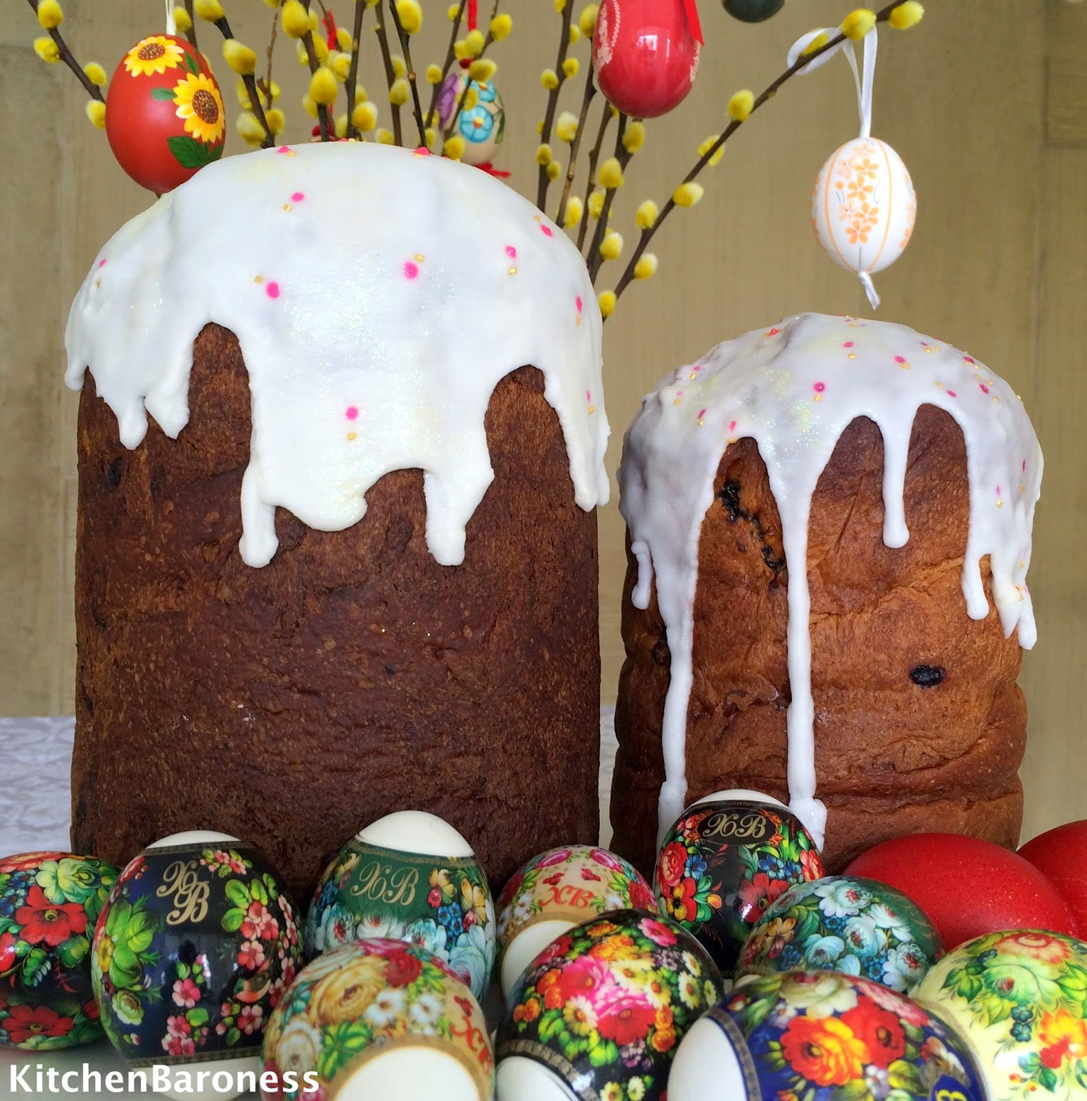 Easter Bread Russian
 KitchenBaroness Kulich A Russian Easter Bread Baked By A