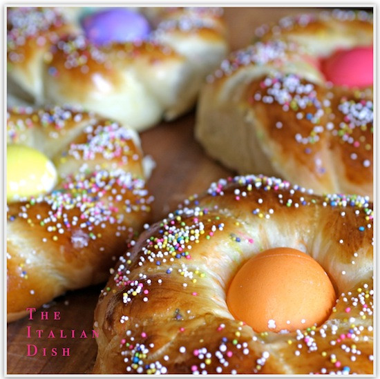 Easter Bread With Eggs
 The Italian Dish Posts Italian Easter Bread