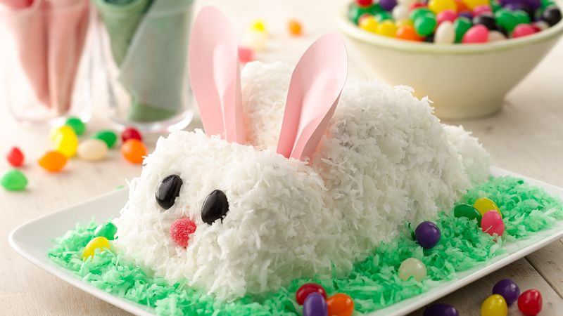 Easter Bunny Cake Recipe
 Easter Bunny Cake recipe from Betty Crocker
