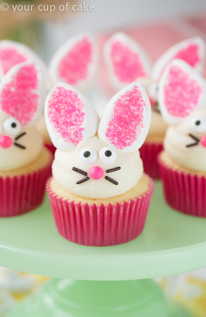 Easter Bunny Cupcakes
 Easy Easter Cupcake Decorating and Decor Your Cup of Cake