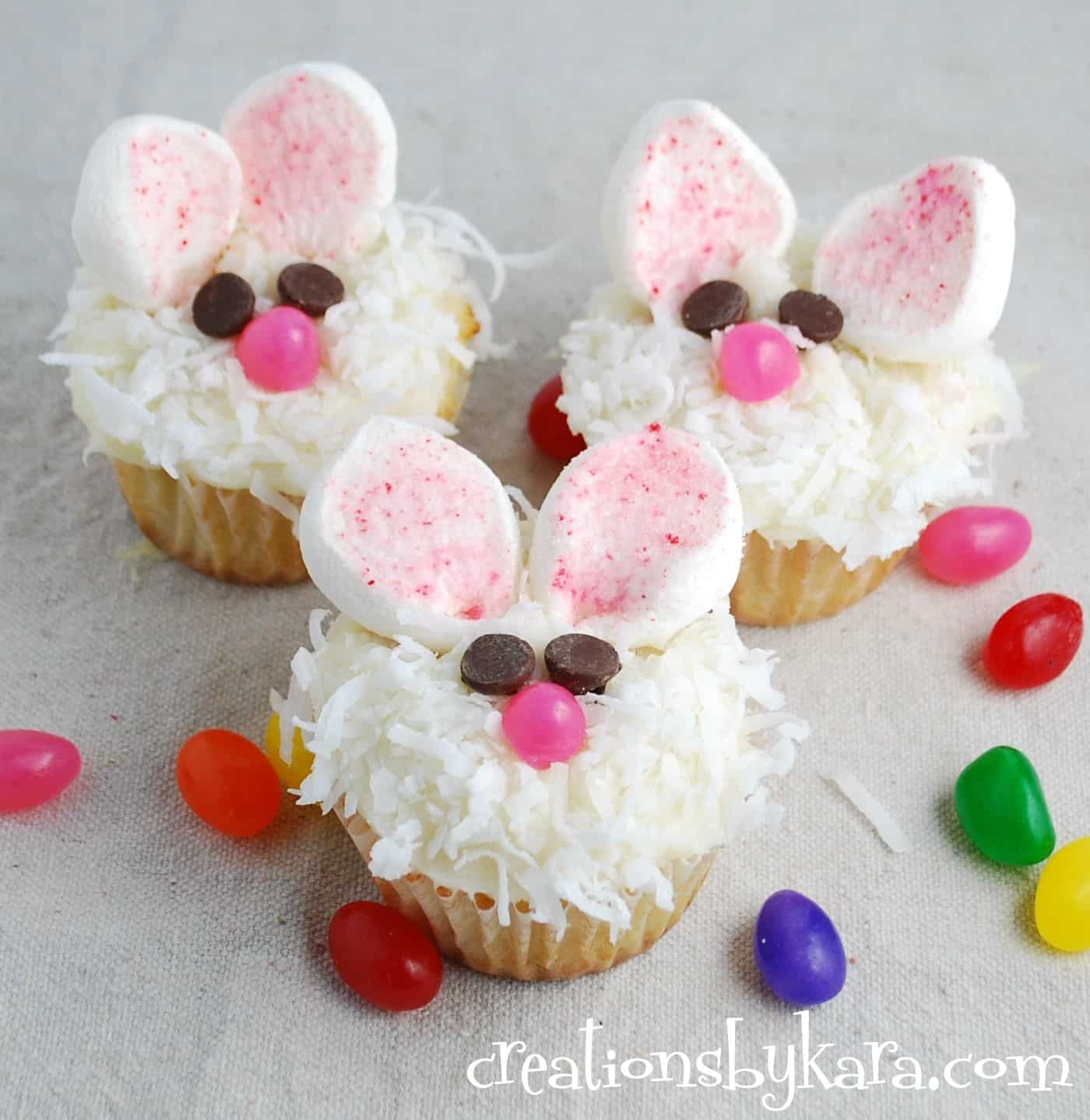 Easter Bunny Cupcakes Cute Easter Cupcakes
