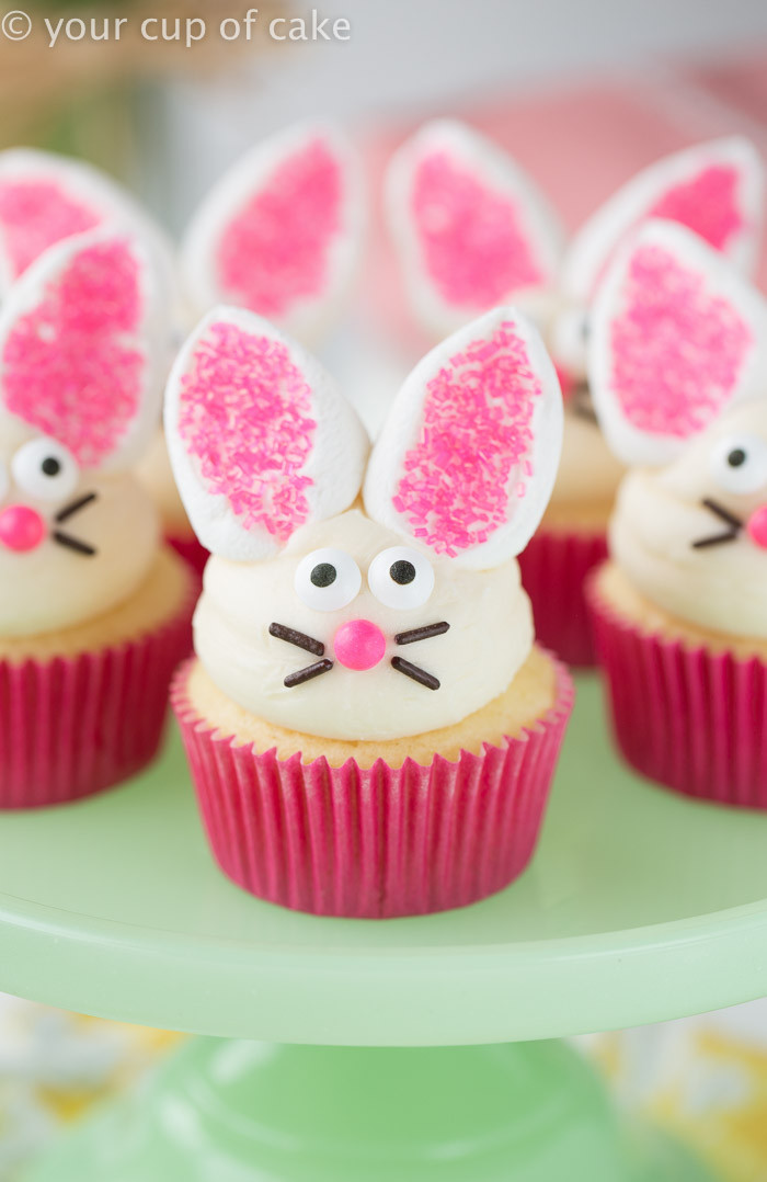 Easter Bunny Cupcakes Easy Easter Cupcake Decorating and Decor Your Cup of Cake