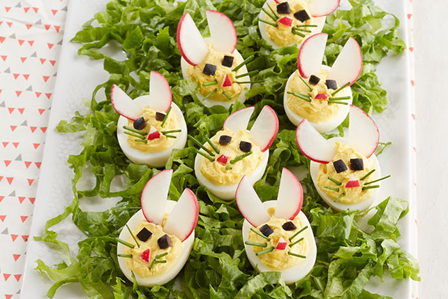 Easter Bunny Deviled Eggs
 Easy Bunny Deviled Eggs Kraft Recipes