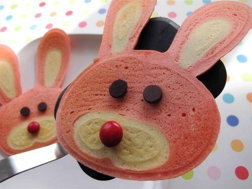 Easter Bunny Pancakes
 Easter Bunny Recipes for Kids