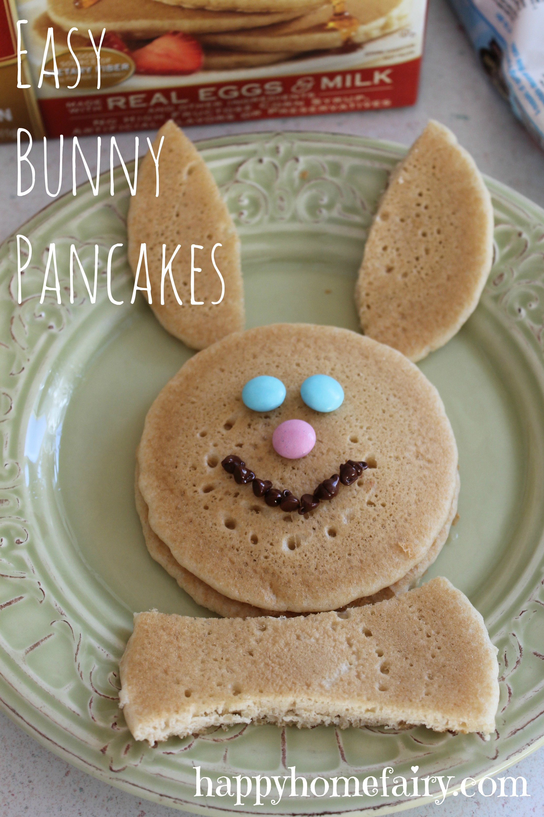 Easter Bunny Pancakes
 Easy Bunny Pancakes Happy Home Fairy