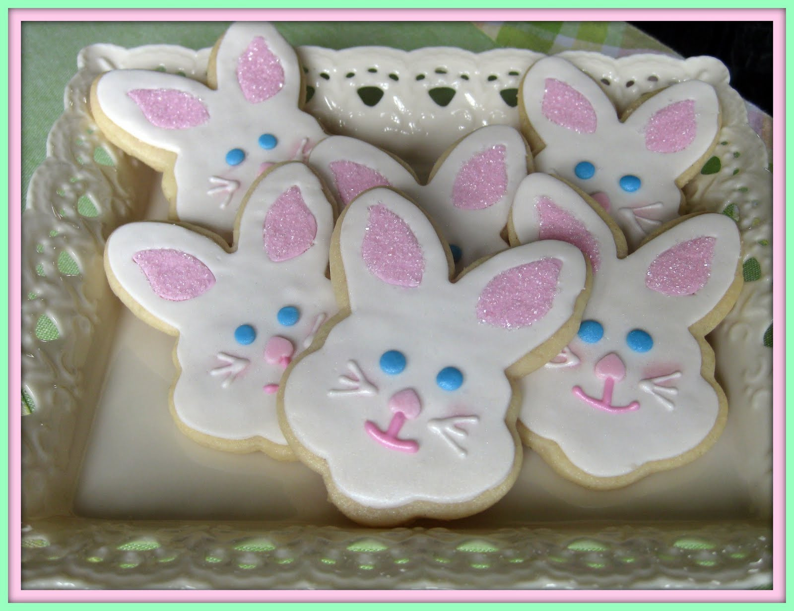 Easter Bunny Sugar Cookies
 Butterface Cakes Easter Bunny Sugar Cookies