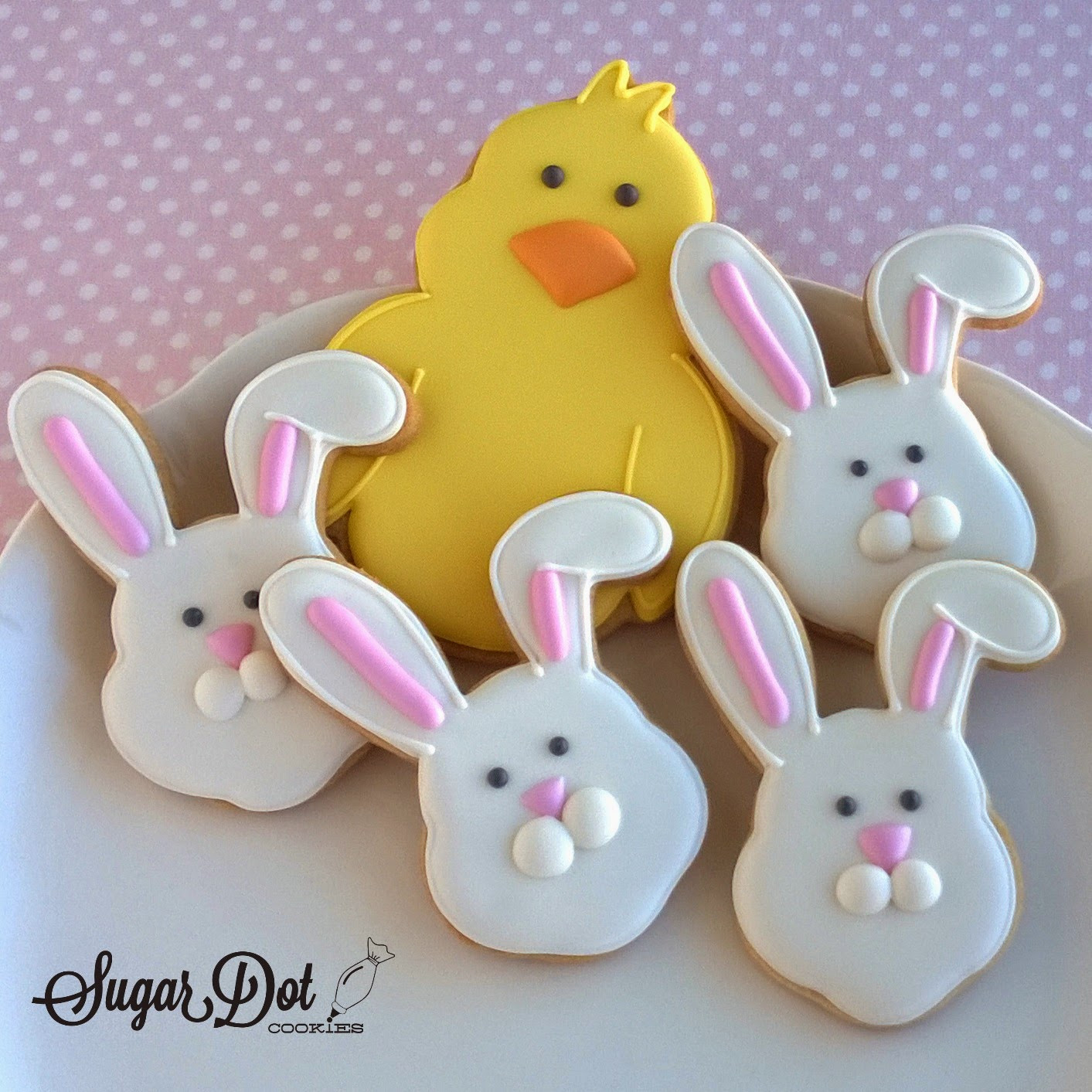 Easter Bunny Sugar Cookies
 Happy Easter