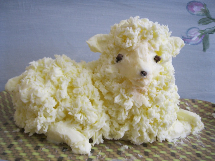 Easter Butter Lamb
 17 Best images about Butter Lambs on Pinterest