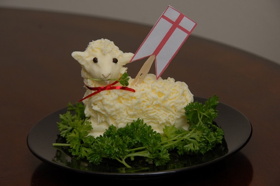 Easter Butter Lamb
 Butter Lambs