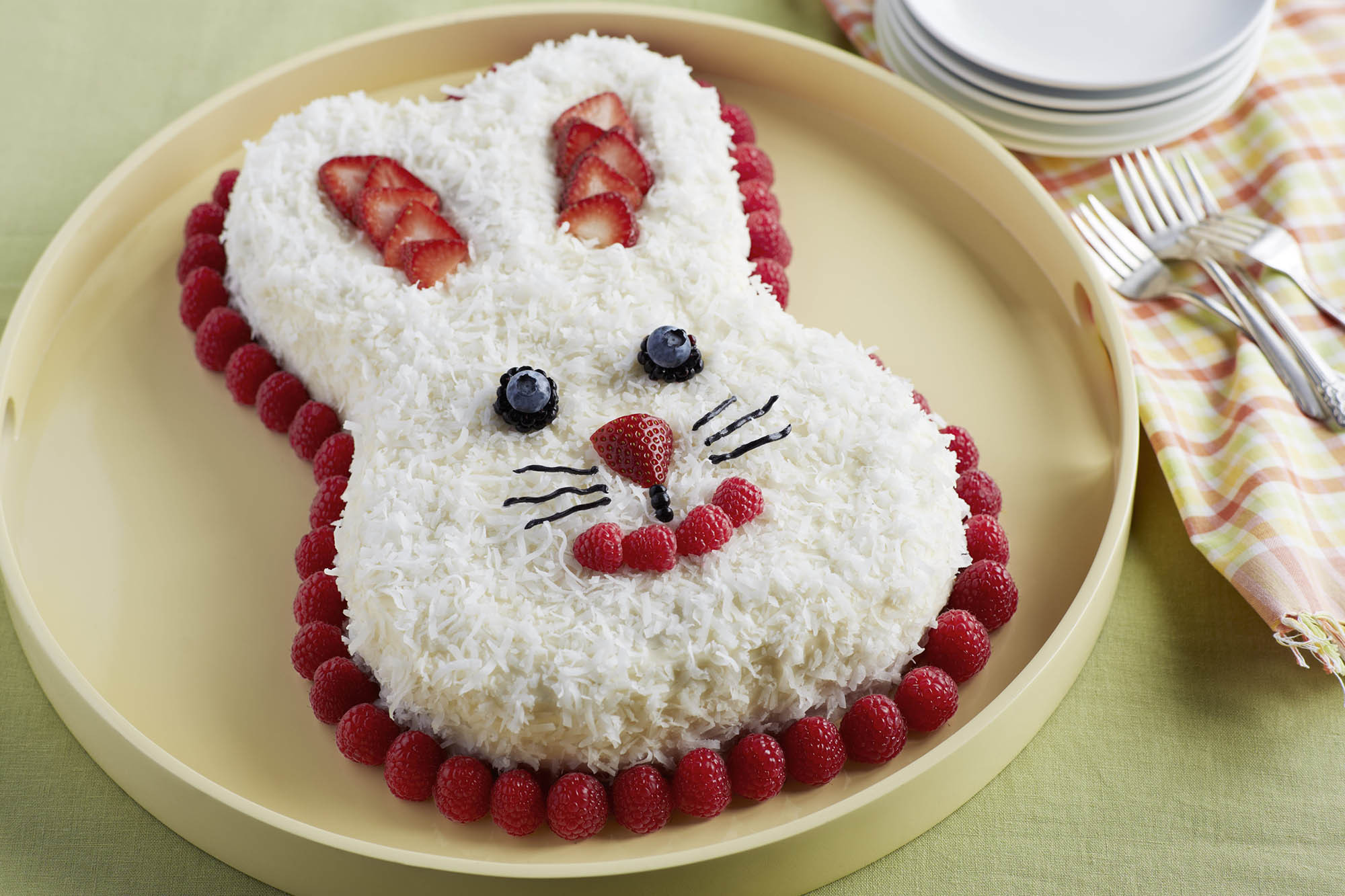Easter Cake Recipes
 Berrylicious Bunny Cake