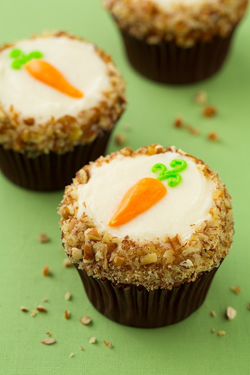 Easter Carrot Cake Cupcakes
 Carrot Cake Cupcakes with Cream Cheese Frosting Cooking