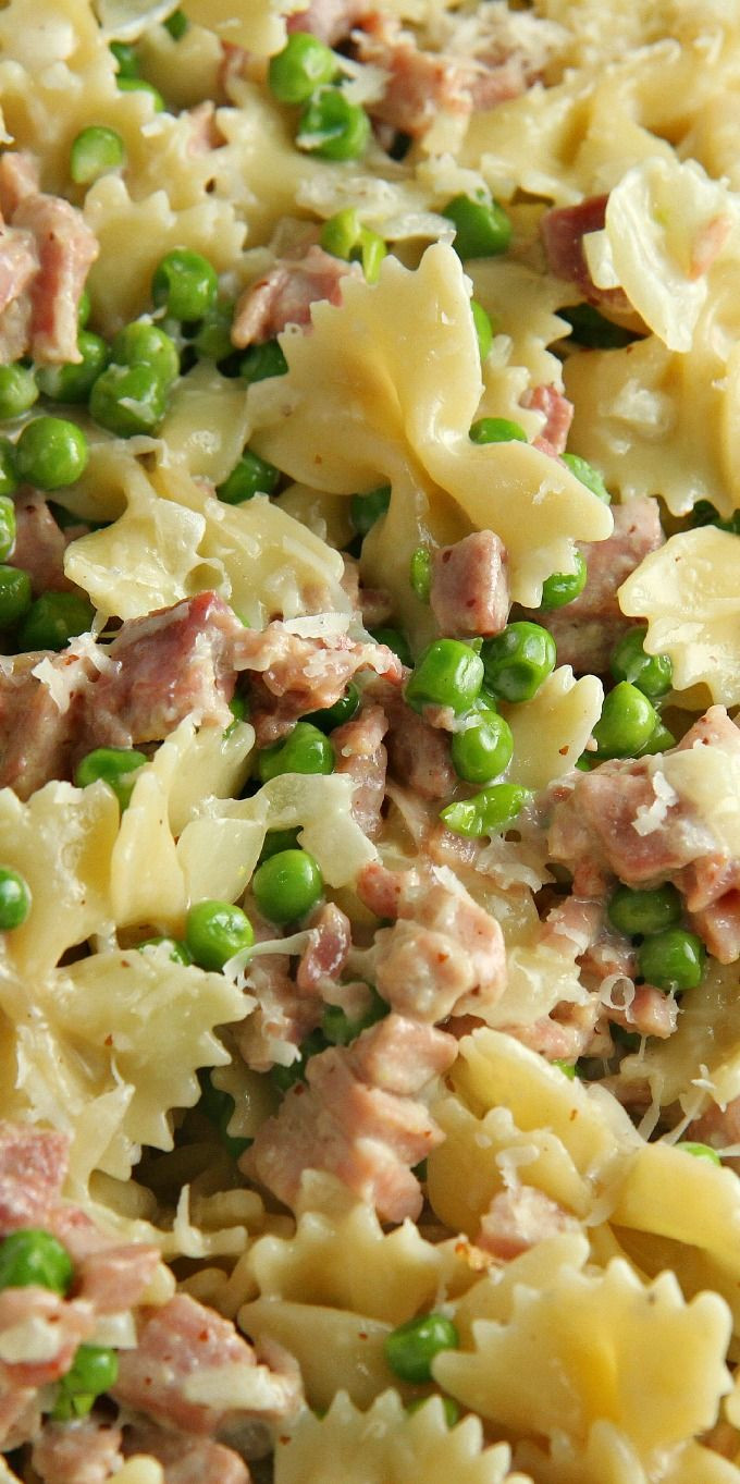 Easter Casseroles For Dinner
 Creamy Pasta with Ham and Peas Recipe