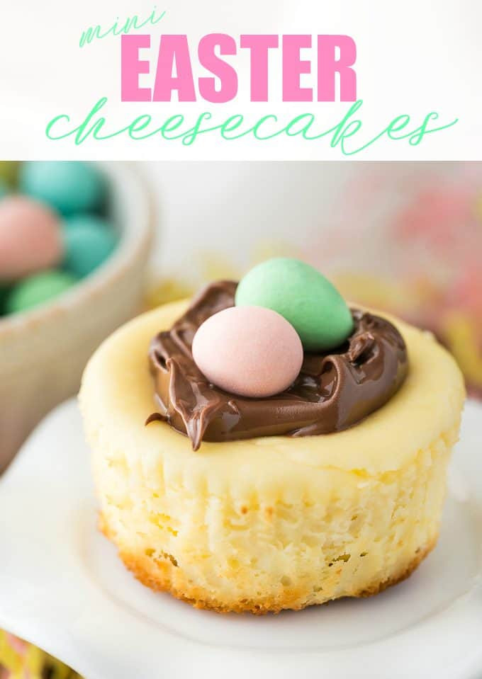 Easter Cheesecake Desserts
 Mini Easter Cheesecakes Simply Stacie