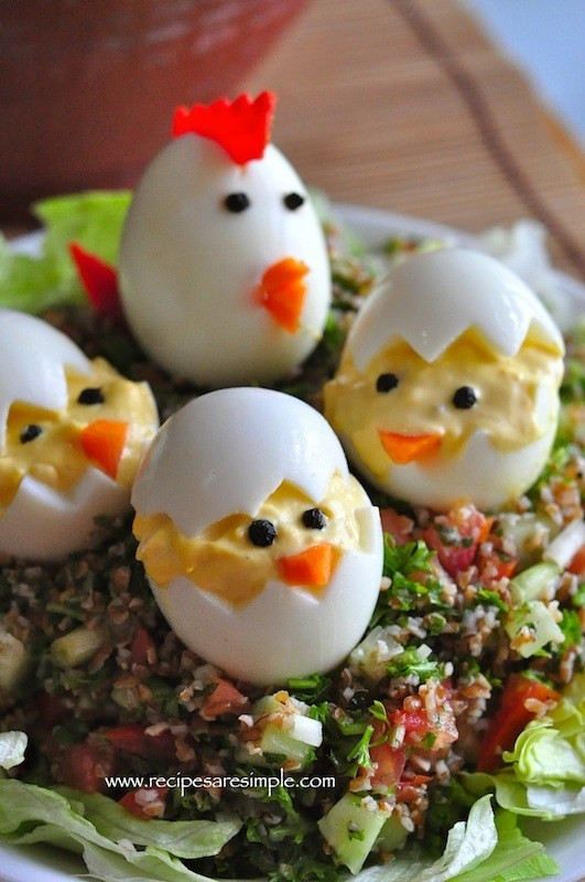 Easter Chick Deviled Eggs
 Devilled Eggs Easter Egg Chicks Recipes R