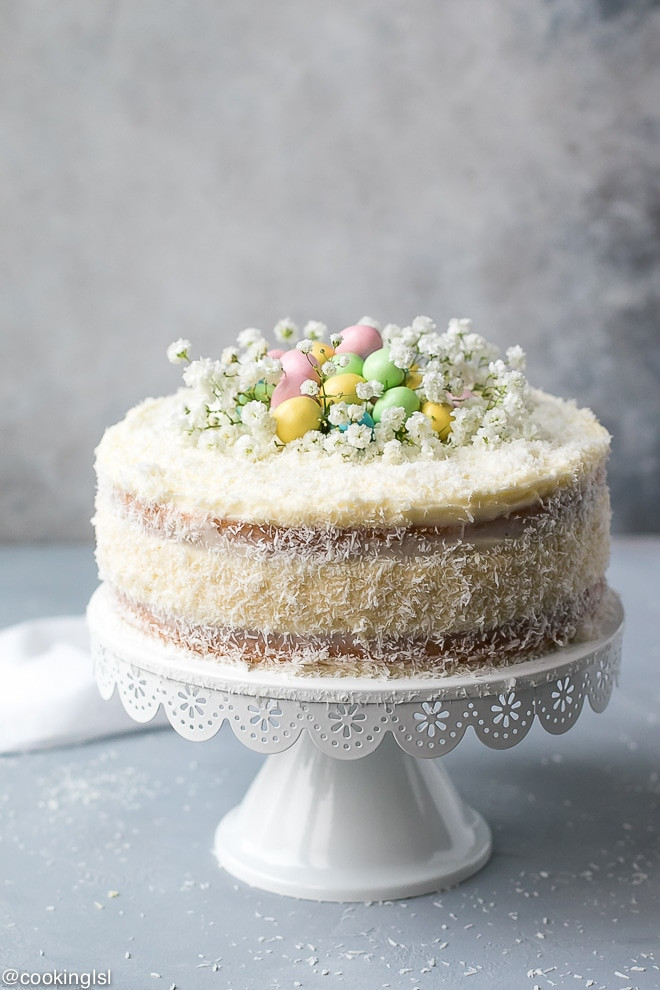 Easter Coconut Cake
 Coconut Cheesecake Cake For Easter Cooking LSL