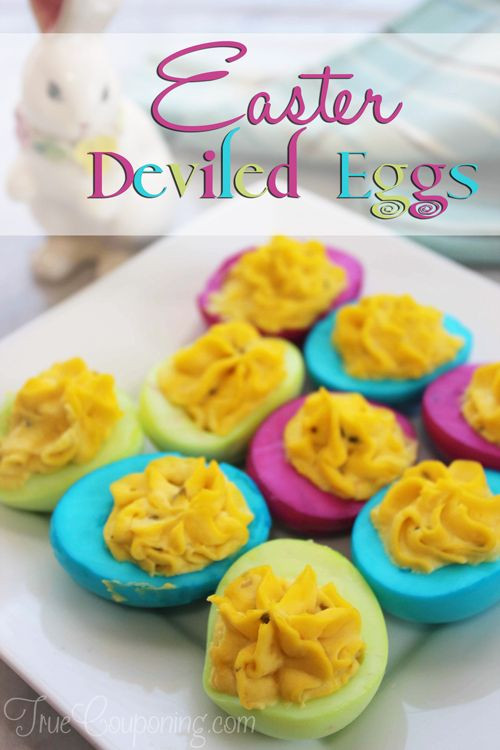 Easter Colored Deviled Eggs
 Easter Deviled Eggs Recipe