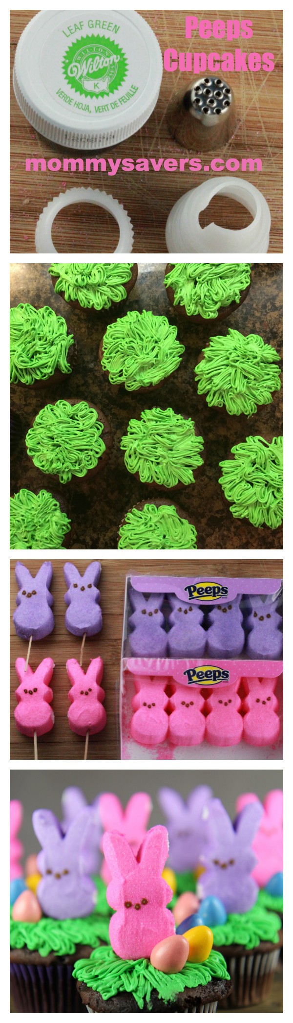 Easter Cupcakes With Peeps
 Easter Bunny Peeps Cupcakes Mommysavers