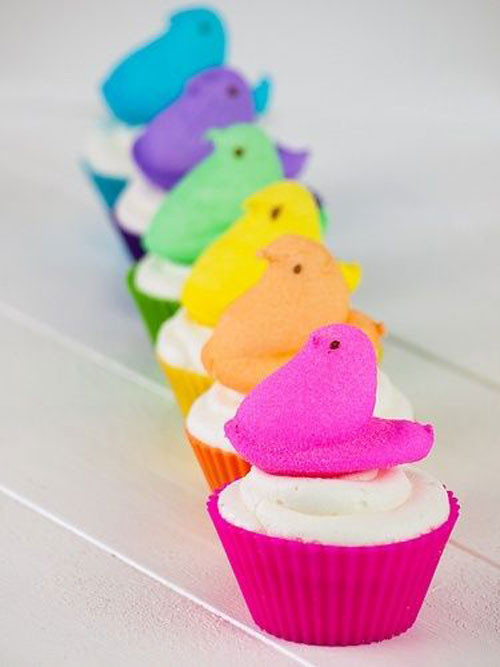 Easter Cupcakes With Peeps
 35 Adorable Easter Cupcake Ideas