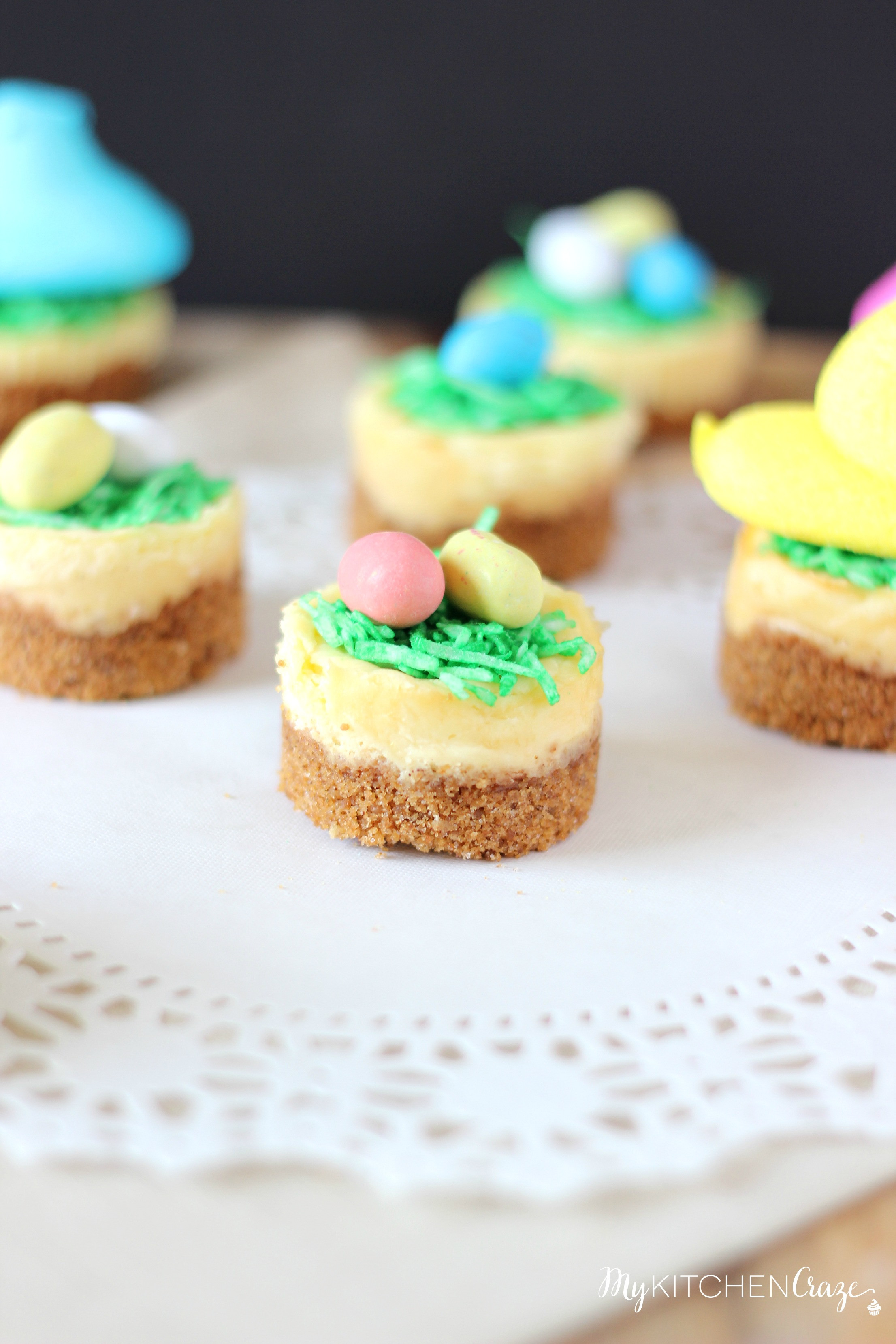 Easter Dessert Recipes
 Mini Easter Cheesecakes My Kitchen Craze