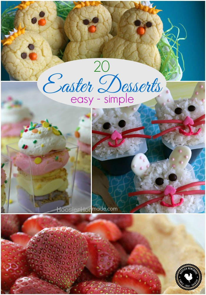 Easter Desserts Easy
 20 Easy Easter Desserts Hoosier Homemade