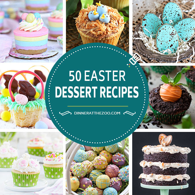 Easter Desserts Pinterest
 50 Festive Easter Dessert Recipes Dinner at the Zoo