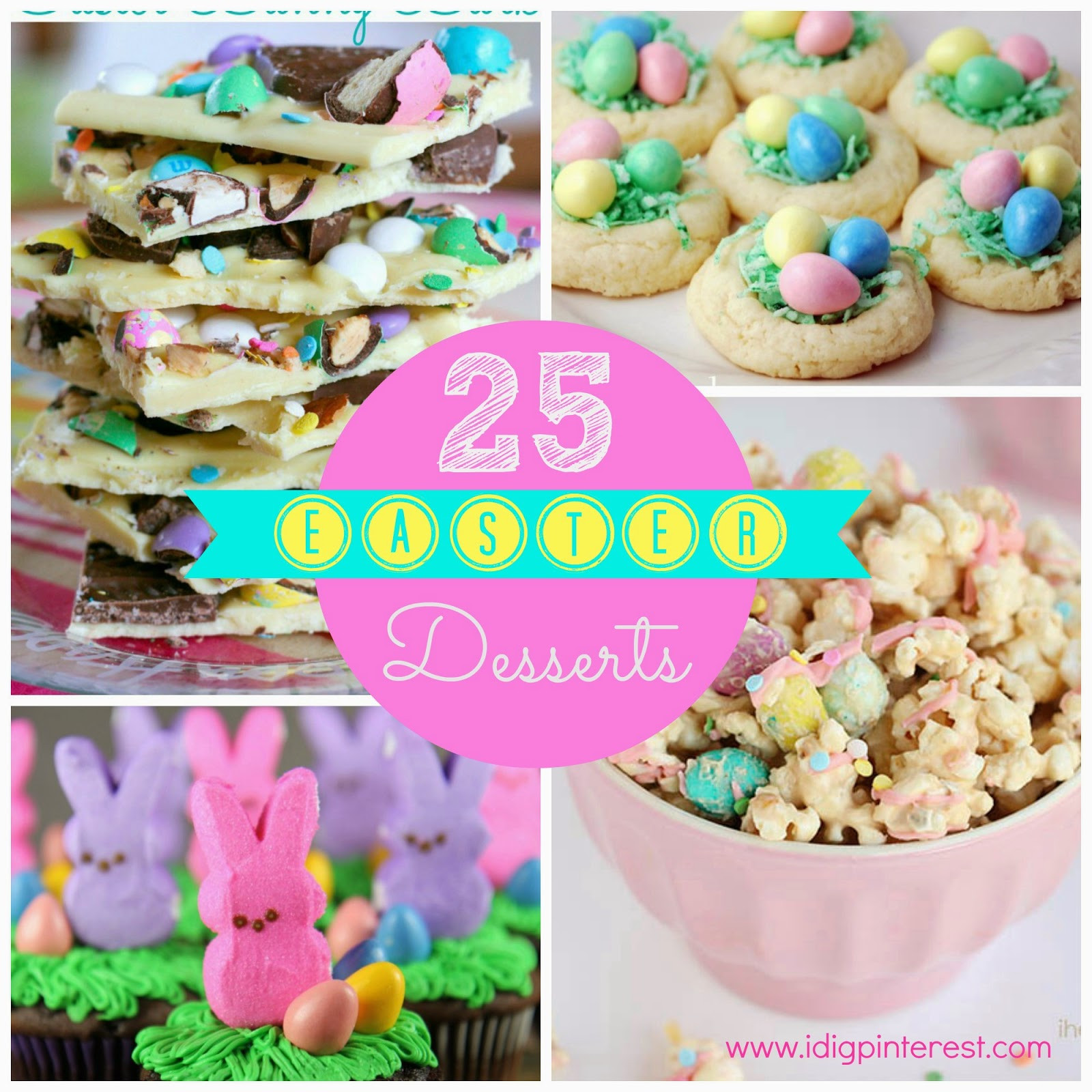 Easter Desserts Pinterest
 25 Pretty & Yummy Easter Desserts I Dig Pinterest