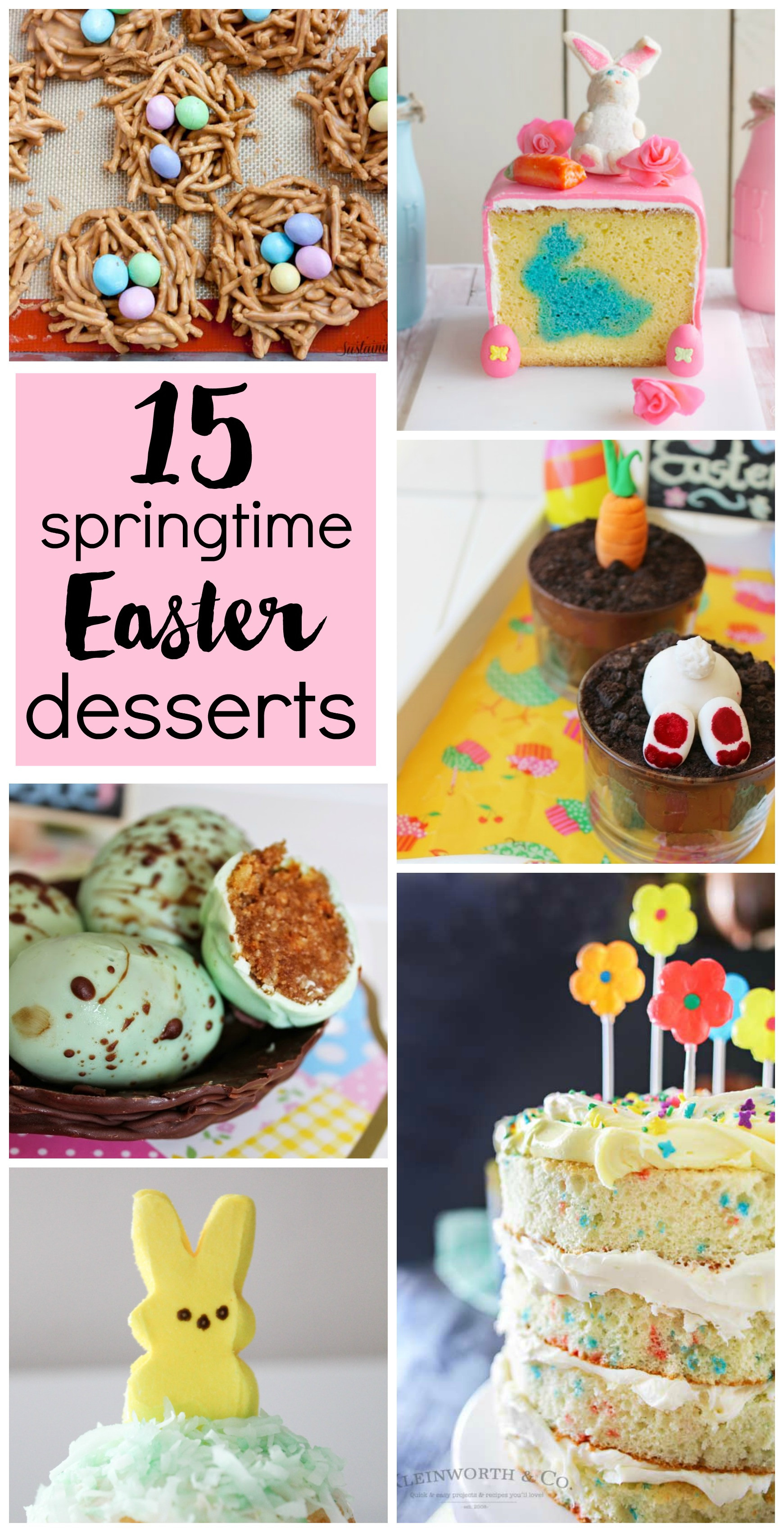 Easter Desserts Pinterest
 15 Springtime Easter Desserts