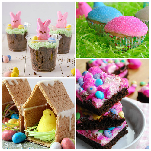 Easter Desserts With Peeps
 Fun Easter Treats Made with Marshmallow Peeps Crafty Morning