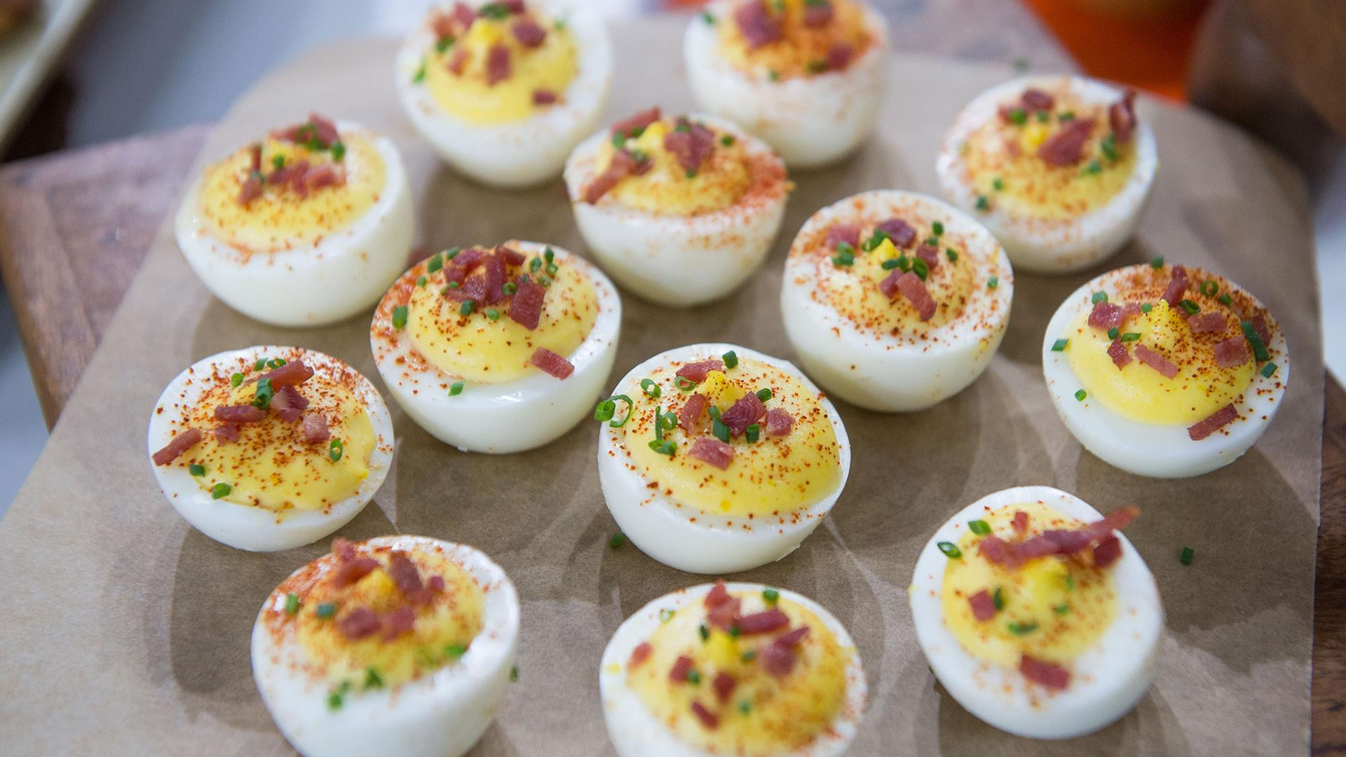 Easter Deviled Eggs Recipe
 Deviled eggs for Easter Ryan Scott demonstrates his