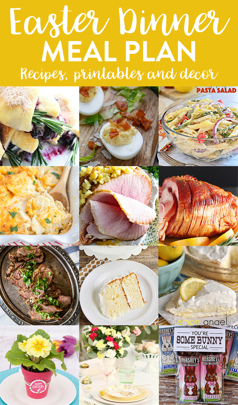 Easter Dinner Food
 Easter Dinner Menu and Meal Plan we ve done the work for