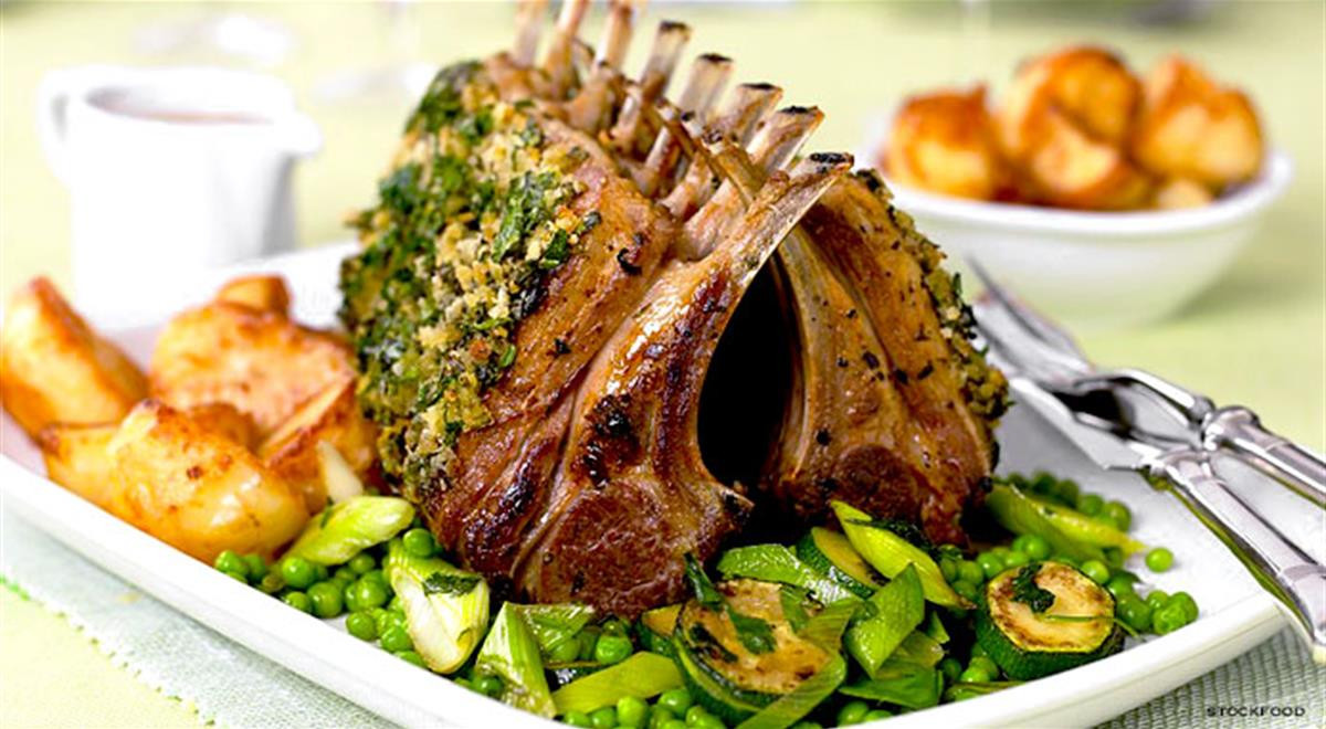Easter Dinner Main Course
 Lamb of Rack the Recipe to Prepare a Roast Rack of Lamb