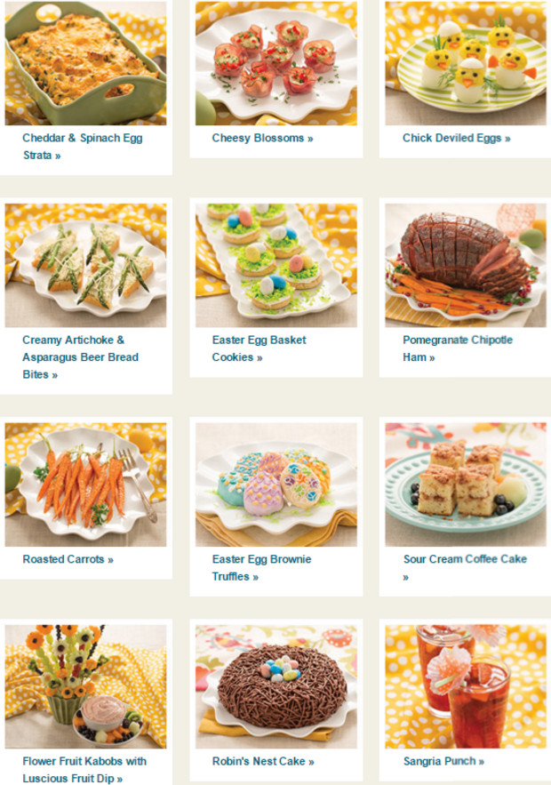 Easter Dinner Menue
 Easter Menu Collection from Tastefully Simple