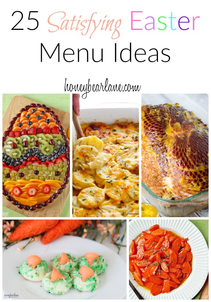 Easter Dinner Menue
 25 Satisfying Easter Menu Ideas HoneyBear Lane