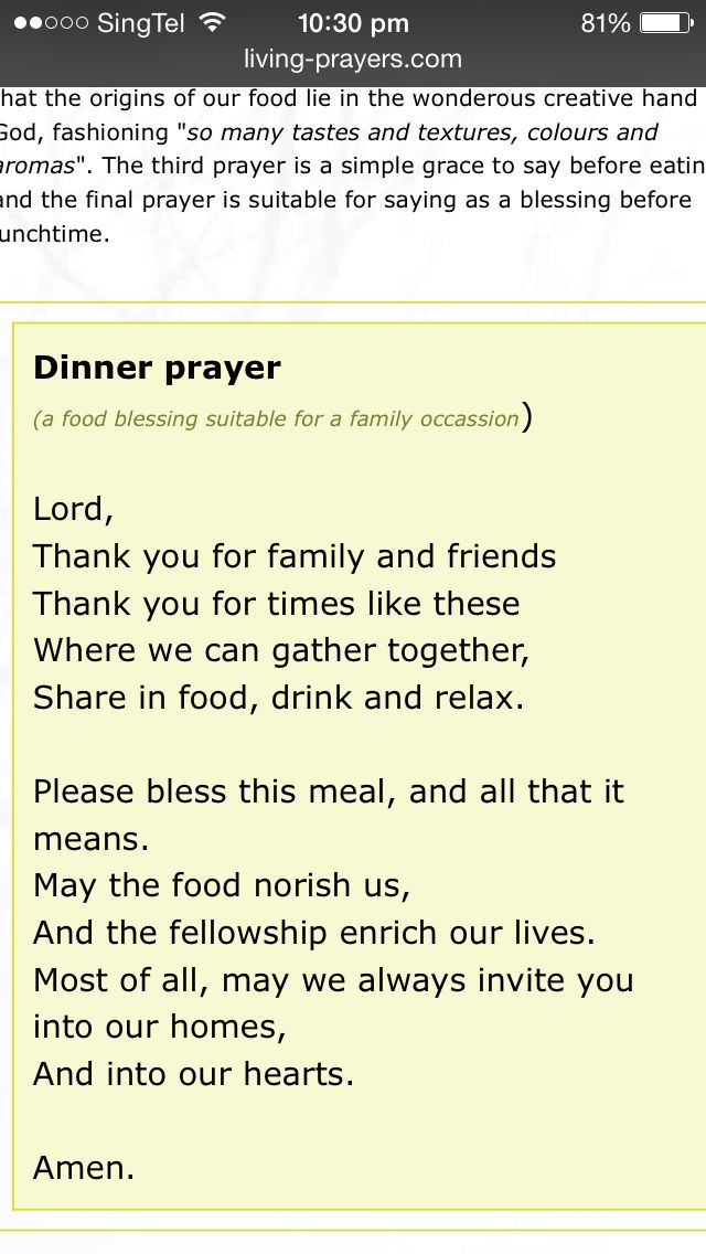 Easter Dinner Prayer Family
 Yli tuhat ideaa Dinner Prayer Pinterestissä