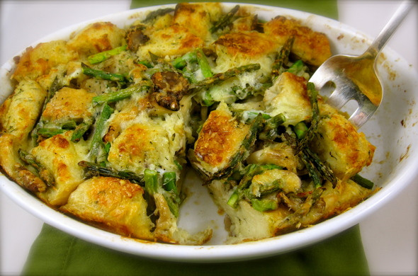 Easter Dinner Sides With Ham
 Asparagus Bread Pudding is the perfect spring side dish to