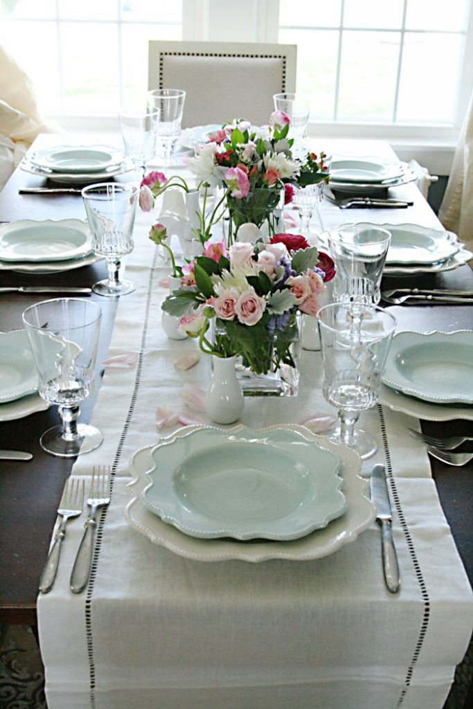 Easter Dinner Table Settings
 WEEKENDS AT HOME EASTER TABLESCAPES HOUSE of HARPER
